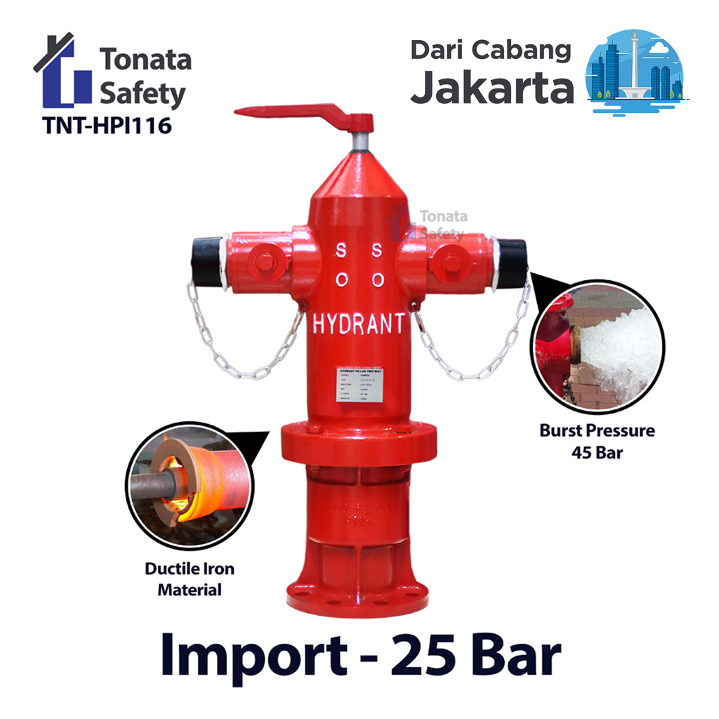 Hydrant Pillar Tonata Two Way Instantaneous / Hydrant Pillar Two Way Import / Pilar Hydrant Two Way 