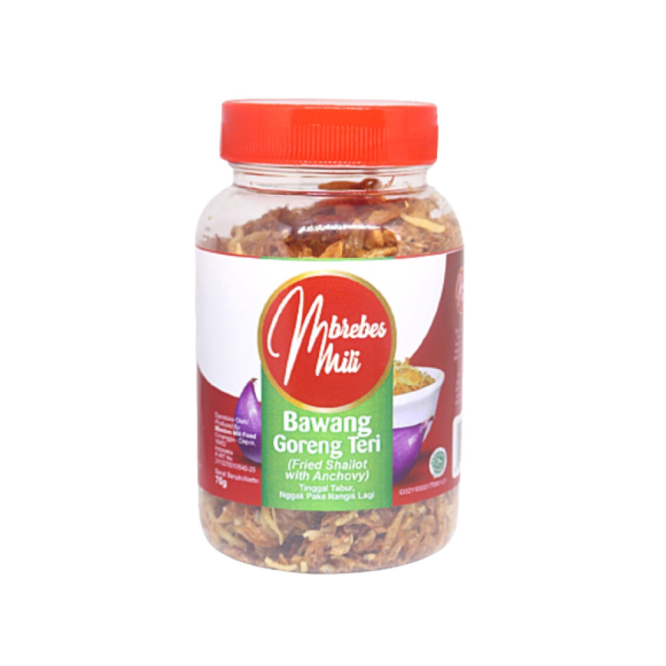 Mbrebes Mili Bawang Merah Goreng Teri 75 gr