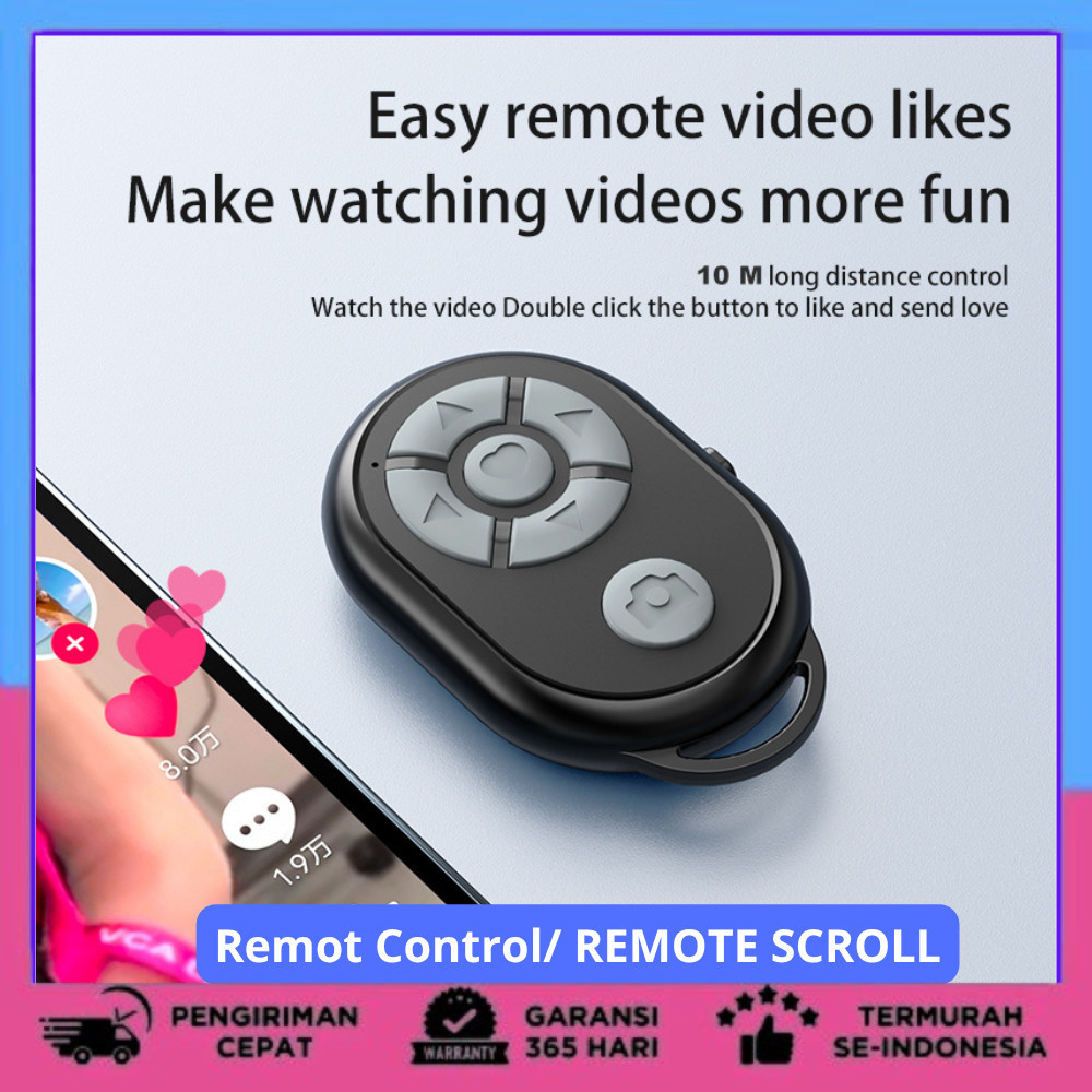 Remot Control/ REMOTE SCROLL SHUTTER CAMERA BLUETOOTH | REMOTE SELFIE/ Selfie Camera Remote Control