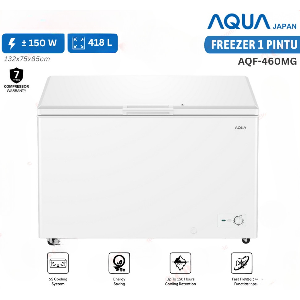FREEZER BOX AQUA AQF460MG AQUA BOX CHEST FREEZER 418 LITER