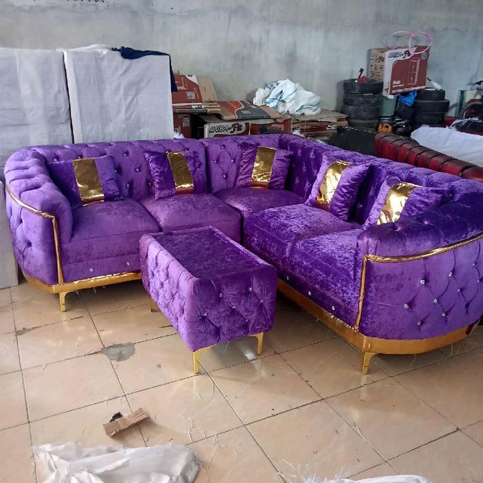 sofa turki-sofa L turki-sofa-sofa tamu-accesoris sofa - ungu tua
