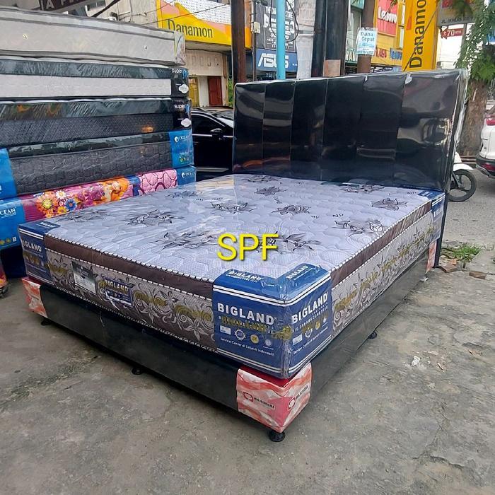 springbed kasur bigland new deluxe 180x200 160x200 - SET, 160x200