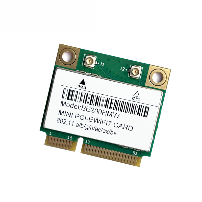 WiFi 7 Mini PCIE WiFi Card BE200 BE200HMW 8774Mbps 24G5G6Ghz For Bluetooth 54 80211BE Wireless Netwo
