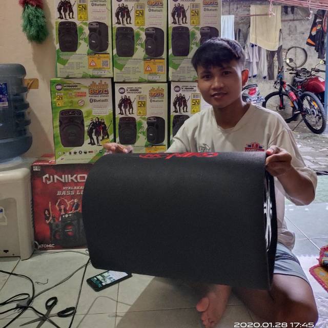 SPEAKER BLUETOOTH NIKO GL 10 KARAOKE 10 INCH PRIA