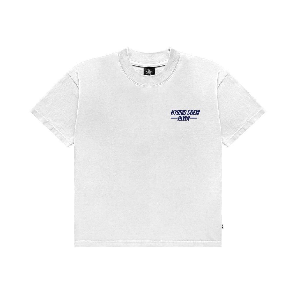 HLWN Running Unisex Oversize Short Sleeve Tee White - Wallace