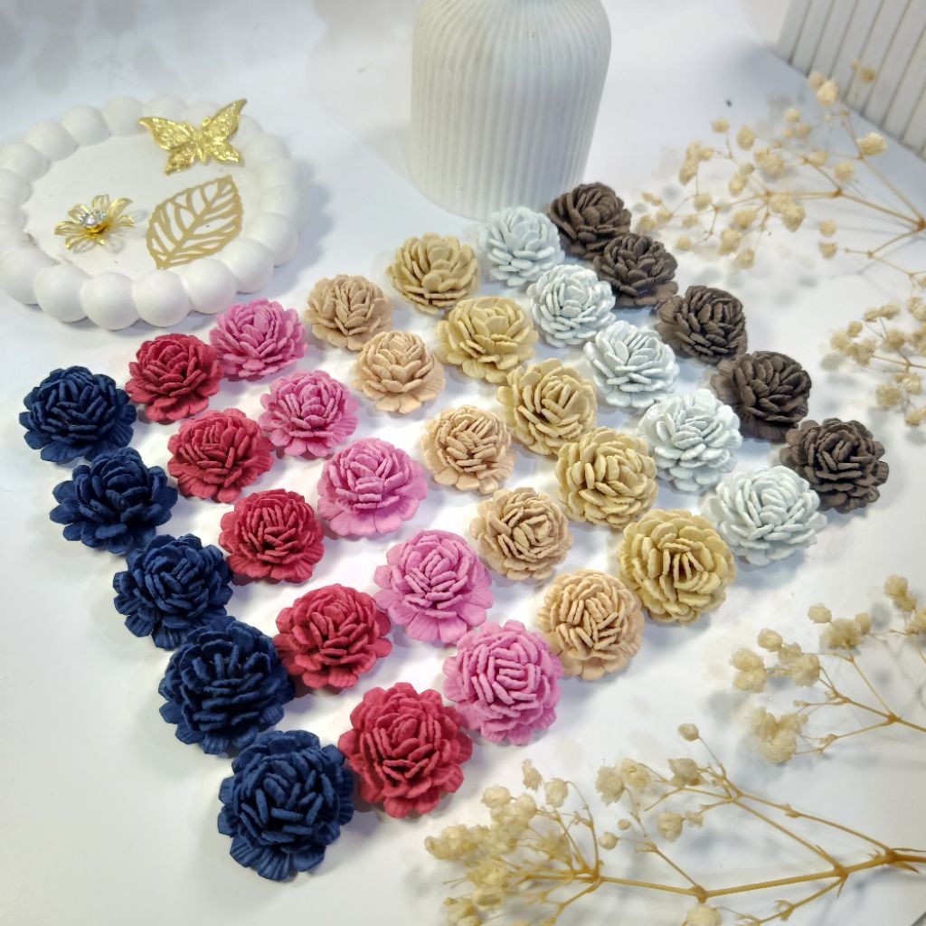 Bunga Hydrangea spon bunga Artificial bunga hiasan mahar bunga dekorasi seserahan pernikahan bunga u
