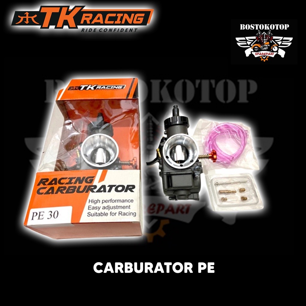 TK Racing Karbu Carbu Karburator Karbulator Carburator PE 26 28 30 Set 5 Bagian Main jet Pilot Jet O