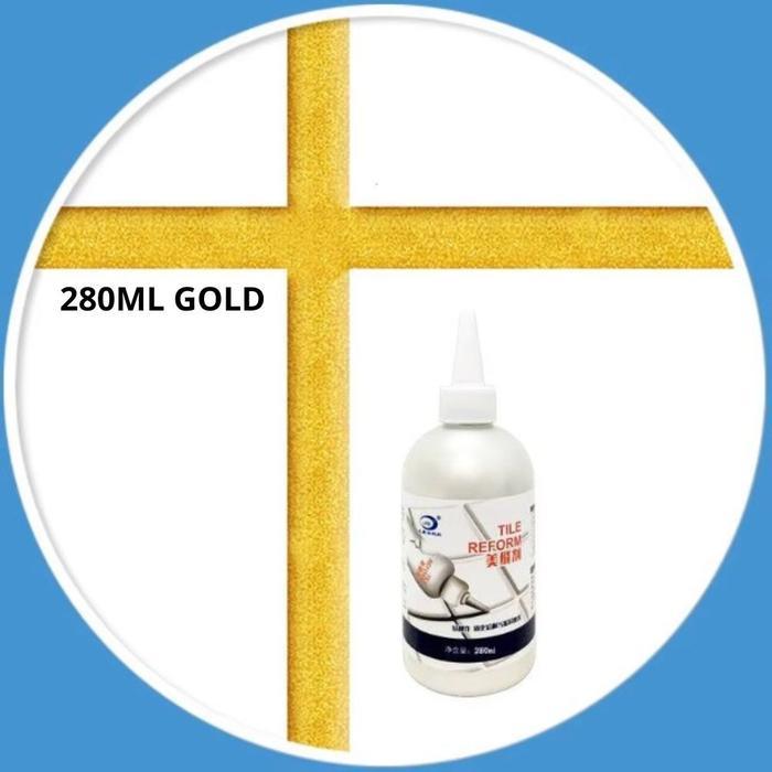 Cairan Pengisi Nat Keramik Anti Jamur Tile Reform - 280ml Gold