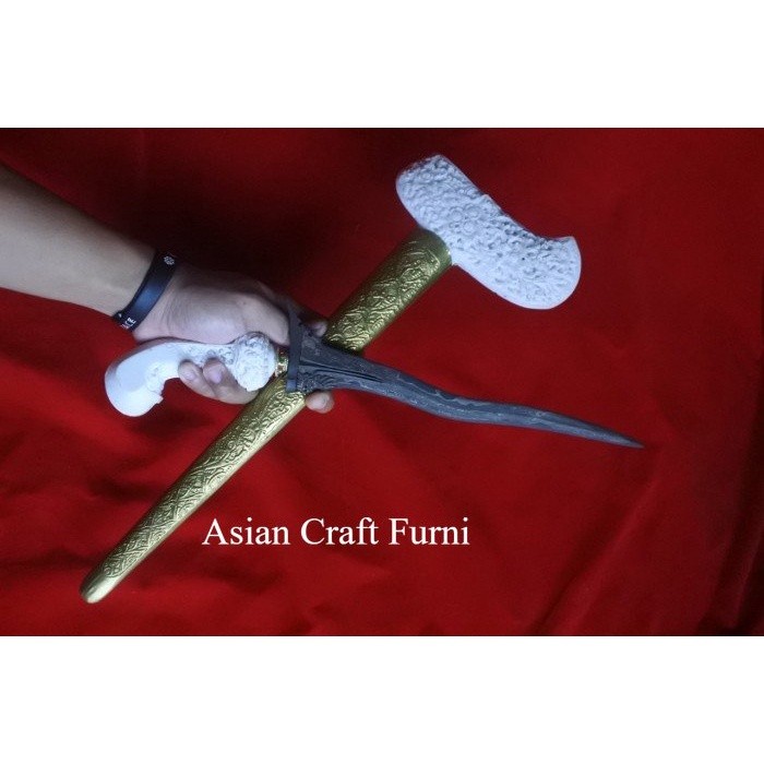 keris jangkung makoro alusan warangka ukir ASCF7878