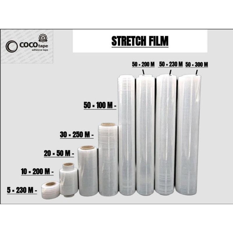 KN - Stretch Film Plastik Wrapping Serbaguna Food Grade