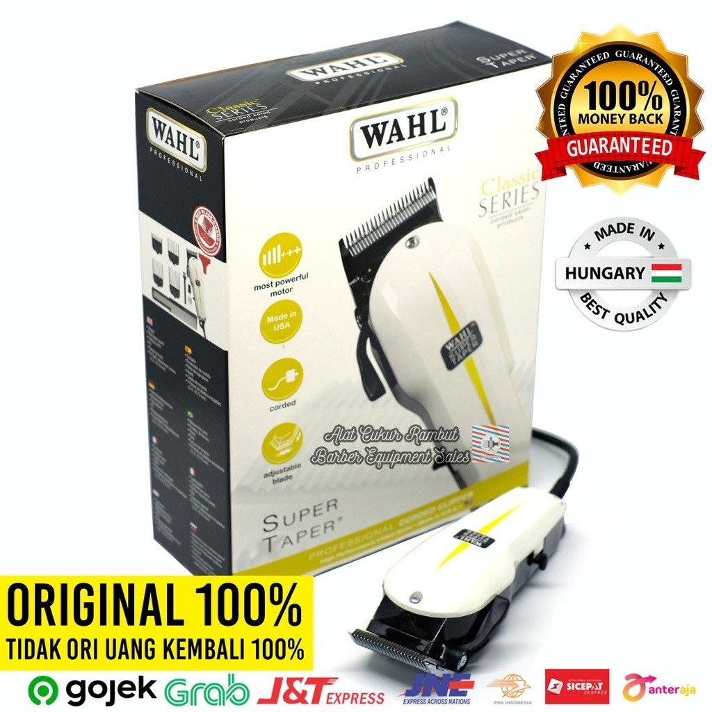 WAHL Super Taper Original Alat Cukur Rambut Mesin Cukur Rambut WAHL Original