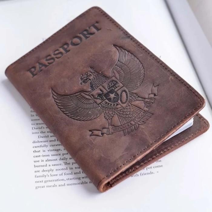 Sampul Cover Paspor Garuda Indonesia Kulit Asli ISHIYA / Buku Nikah - garuda coffe