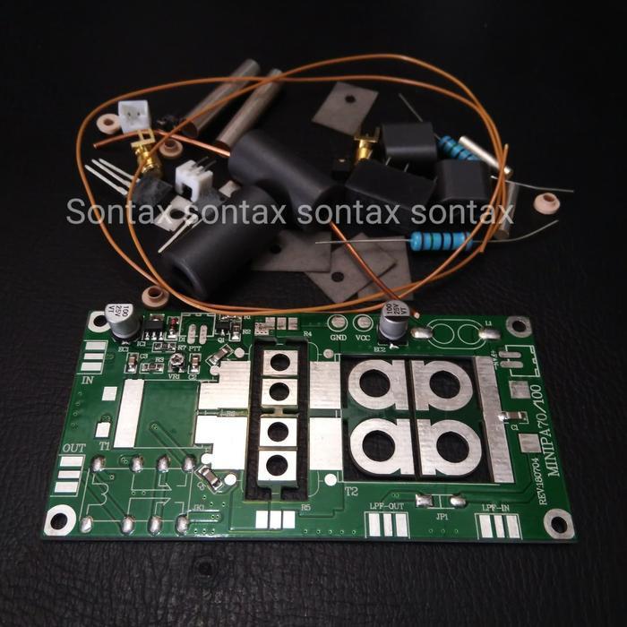 SCelectro pcb kit diy power linear amplifier rf am ssb 70w 70 w watt qrp hf band