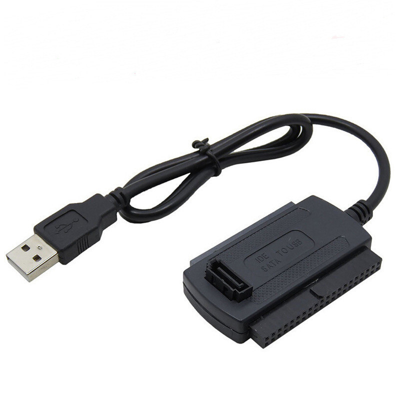 USB 2.0 to IDE SATA S-ATA 2.5 3.5 Inch HD HDD Hard Drive Adapter Converter 4 Pin Power Cable CD, CD-