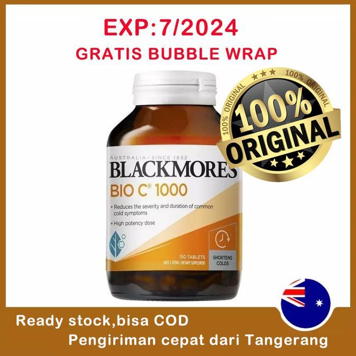 BLACKMORES Vitamin C 1000 mg Blackmores Bio C 1000 vit c 1000mg 150 - BK 150 TABLETS