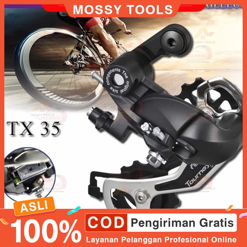 RD Shinano TX35 Tourney 6/7/8 Speed Rear Derailleur TX 35 Sepeda Lipat MTB Roadbike DLL D Sepeda 6 7