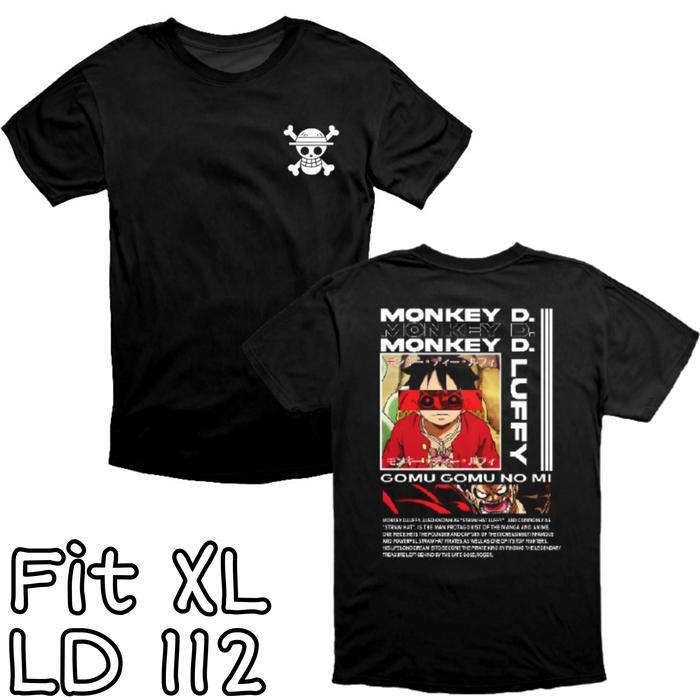 Kaos Cowok ukuran Jumbo fit XL LD 110 112 baju anime casual tshirt - DRAGONBALL 1344