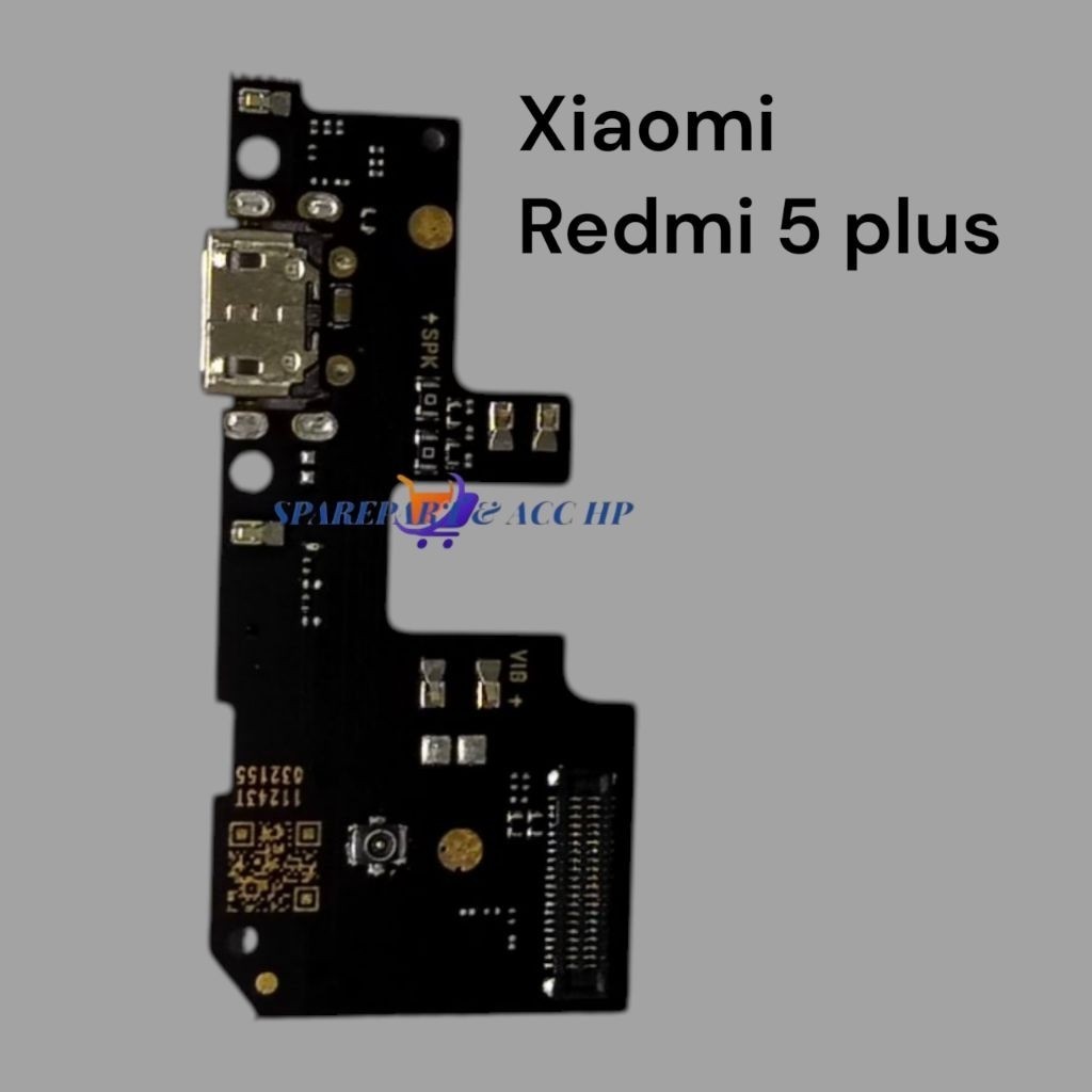 Xiaomi Redmi 5 Plus Papan Cas / Konektor Charger + IC Microsoft