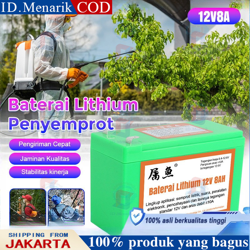 Aki Baterai Lithium Sinleader 12V 8-16Ah Khusus Sprayer Elektrik - Baterai Tahan Lama untuk Nagasaki