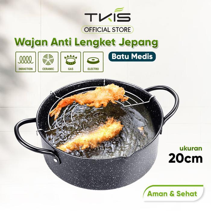 (COD) TKIS Kitchenware Panci penggorengan / Panci multifungsi Deep Frypan Cookware TK-829 - Panci