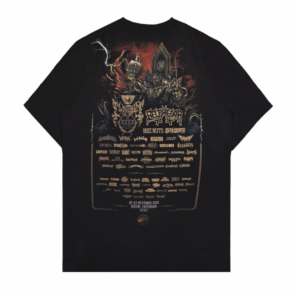 Xtrememerch TS Rock In Solo 2025 (Logo Version) 100% Cotton Unisex Tee