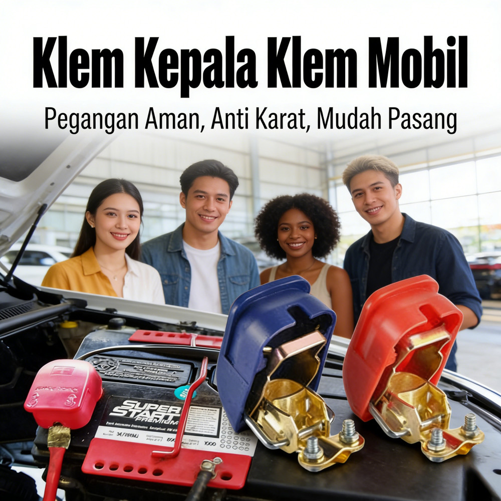 Klem Terminal Mobil Klem Kepala Klem Klip Aki Kepala Klem