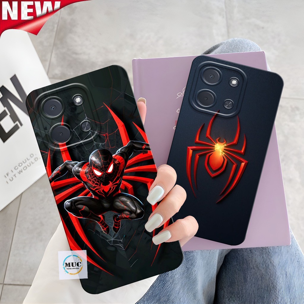 Case Hp REDMI 15C - POCO C85 4G 2025 Terbaru 2025 Motif Spiderman - Case Cowok - Case Hp Bahan Lentu