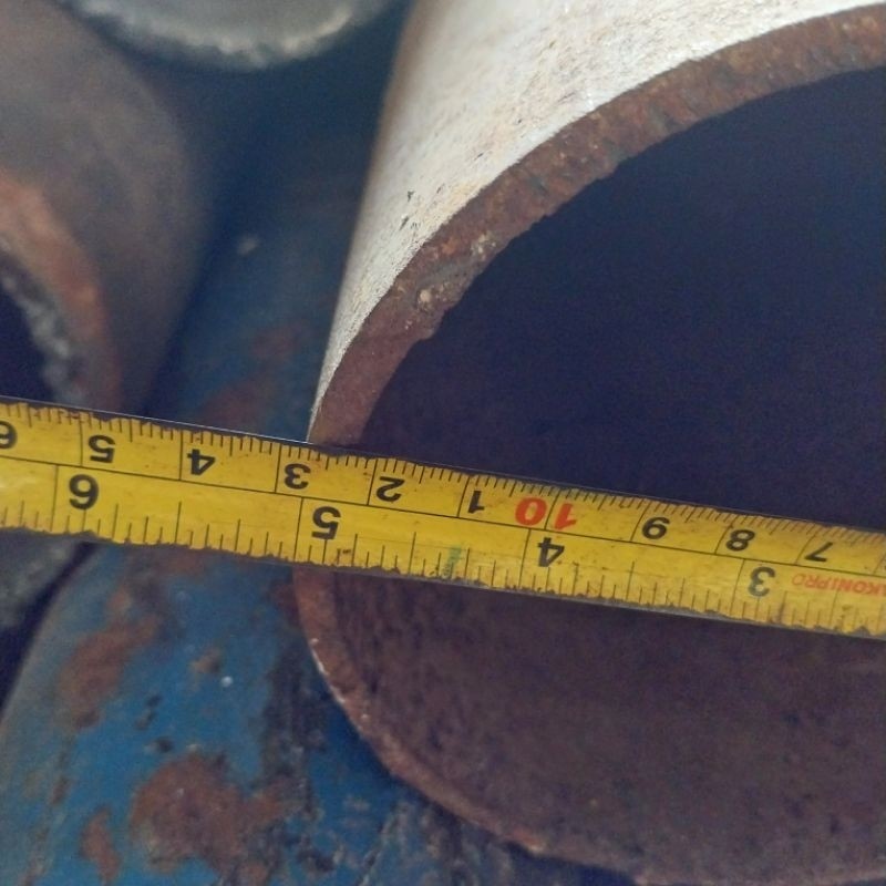 Pipa 5 inch ketebalan od 140 mm id 132,2 mm  3-4 mm Untuk Kompor Oli Bekas