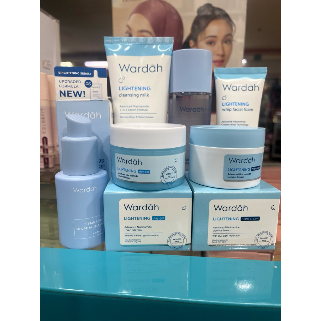 Wardah paket lightening series 6in 1