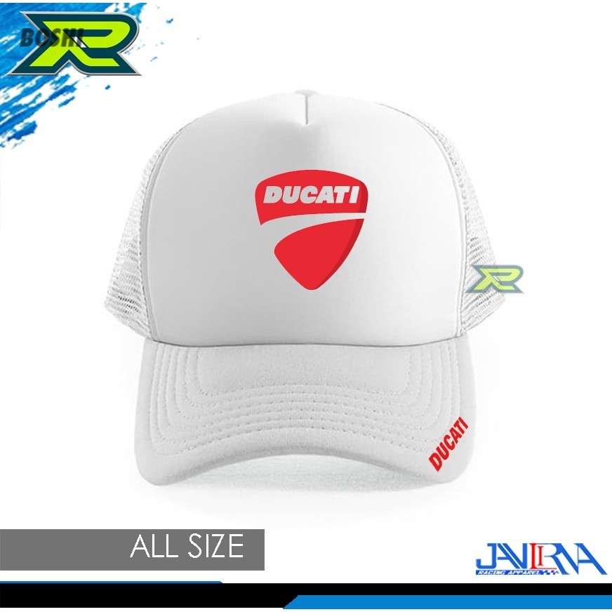 Topi Trucker Snapback Ducati Racing Motogp