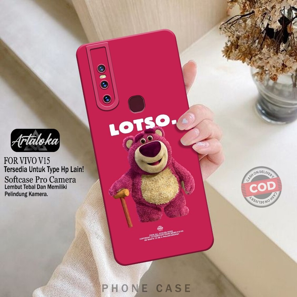 Softcase Hp VIVO V15 Fashion Case Kartun Case VIVO V15 Silikon TPU Pro Camera Casing VIVO V15 Cover 