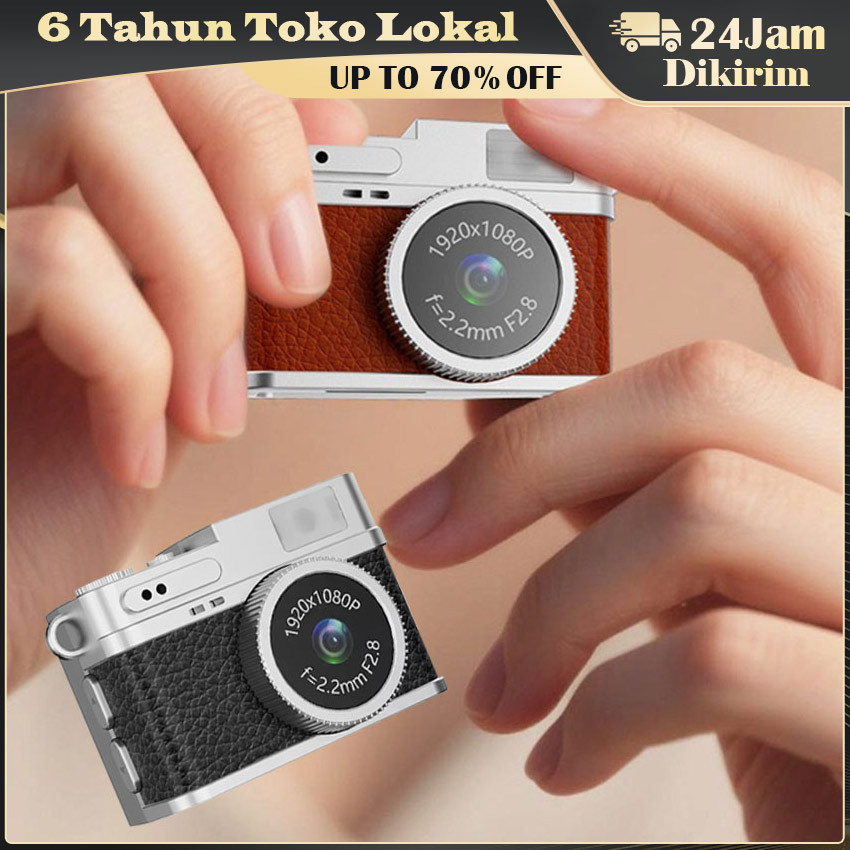 Mini Keychain Camera Digital / Kamera Retro Kecil Portable / Point And Shoot Compact / Untuk Foto Vi