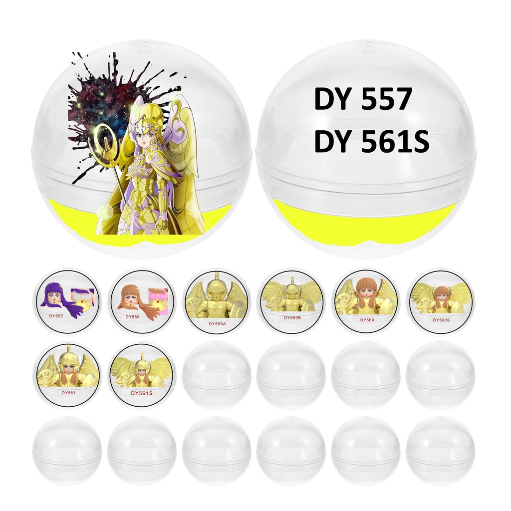 Mainan kapsul gacha varian - Saint Seiya Princess Saori (SKU DY557 - DY561S )