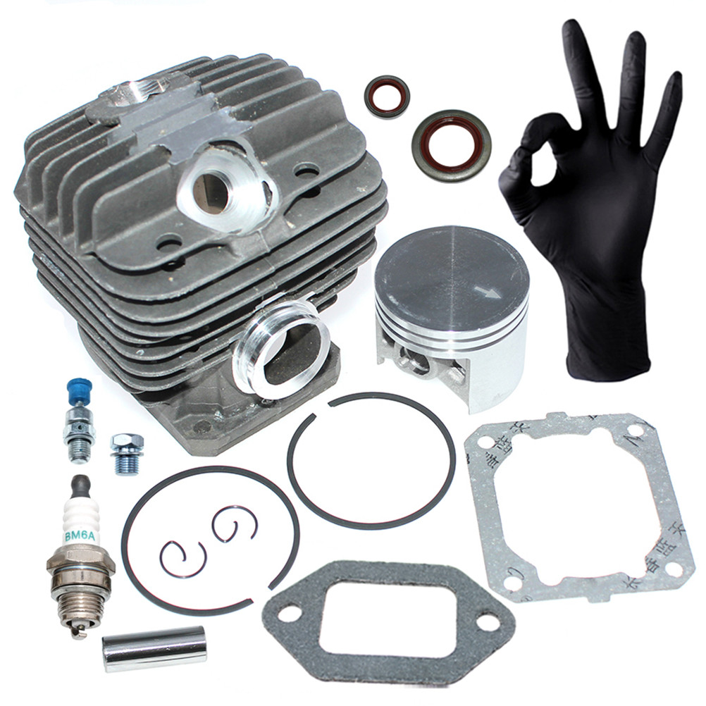 Cylinder Piston Kit With 10mm Pin For Stihl 044 044C 044W 044R MS440 MS440C MS440D MS440M MS440N MS4