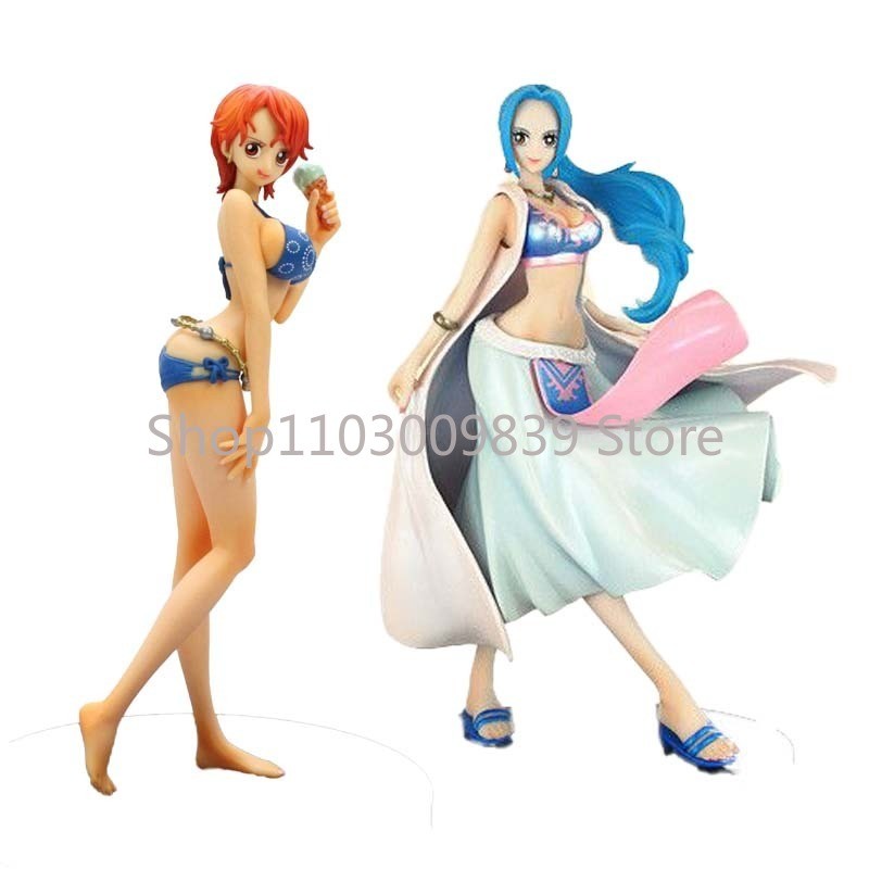 Original Genuine BANPRESTO DX Girls Snap Collection Nefertari Vivi Nami Anime Portrait Model Toy Col