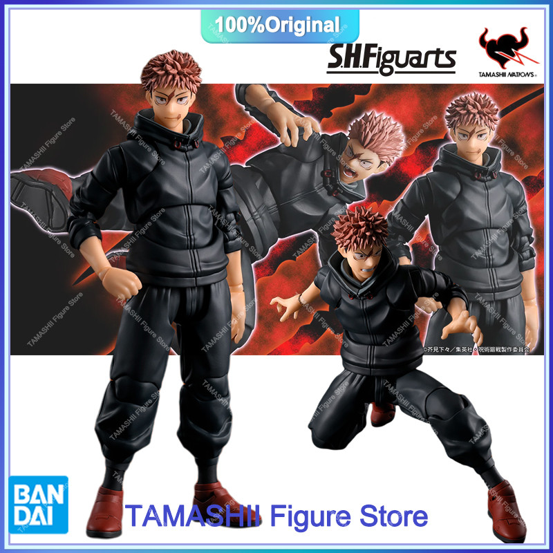 Original Bandai Jujutsu Kaisen S.H.figuarts SHF Yuji Itadori Sukuna's Vessel Action Figure Model Col