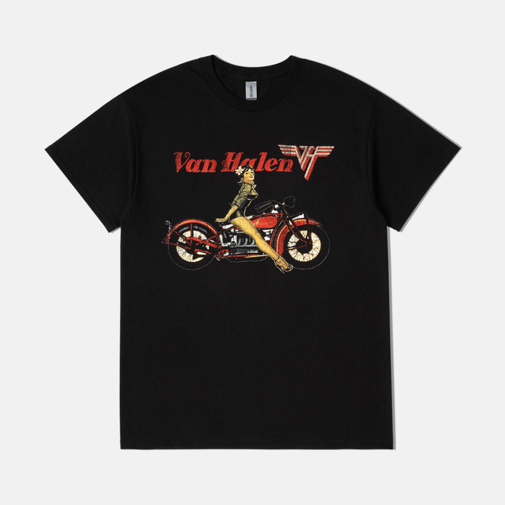 (COD) Van Halen - Pinup Motorcycle Tshirt