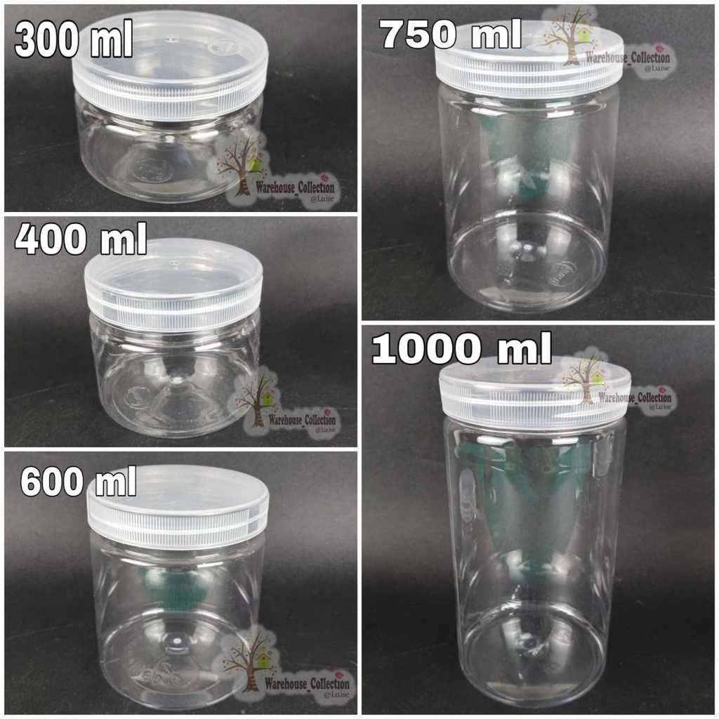 toples tabung plastik bening toppware