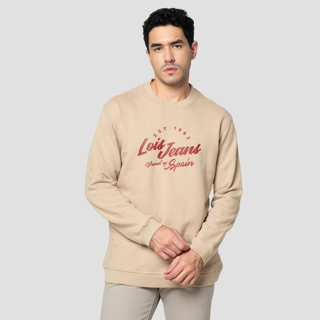 Lois Print Brand Of Spain Kaos Lengan Panjang Pria 123231600