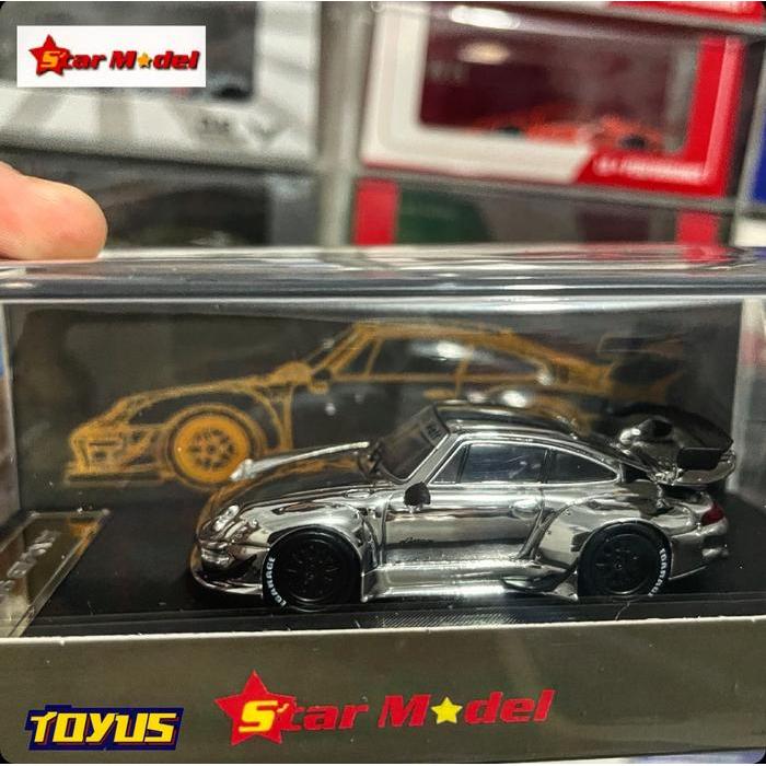 Star Model - Porsche RWB 911 993 Chrome Silver