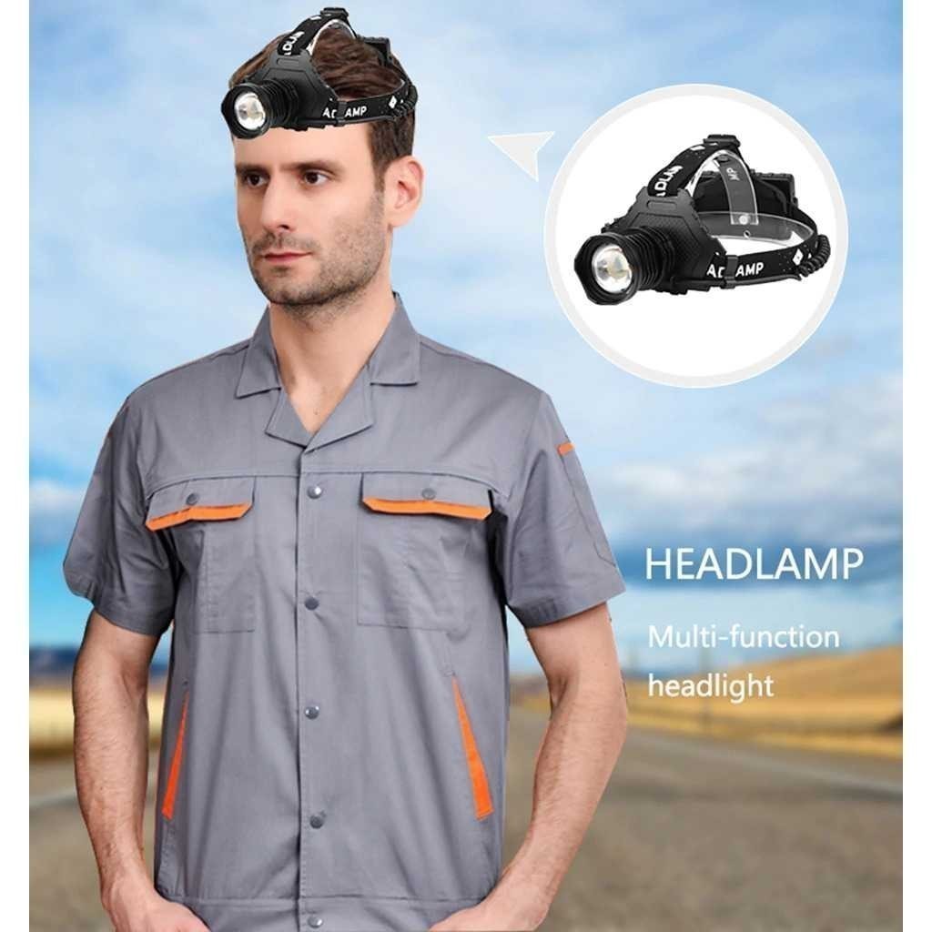 Litwod Senter Headlamp LED XHP70 1000 Lumens | Senter Lampu Depan LED Litwod XHP70 1000 Lumen | Sent