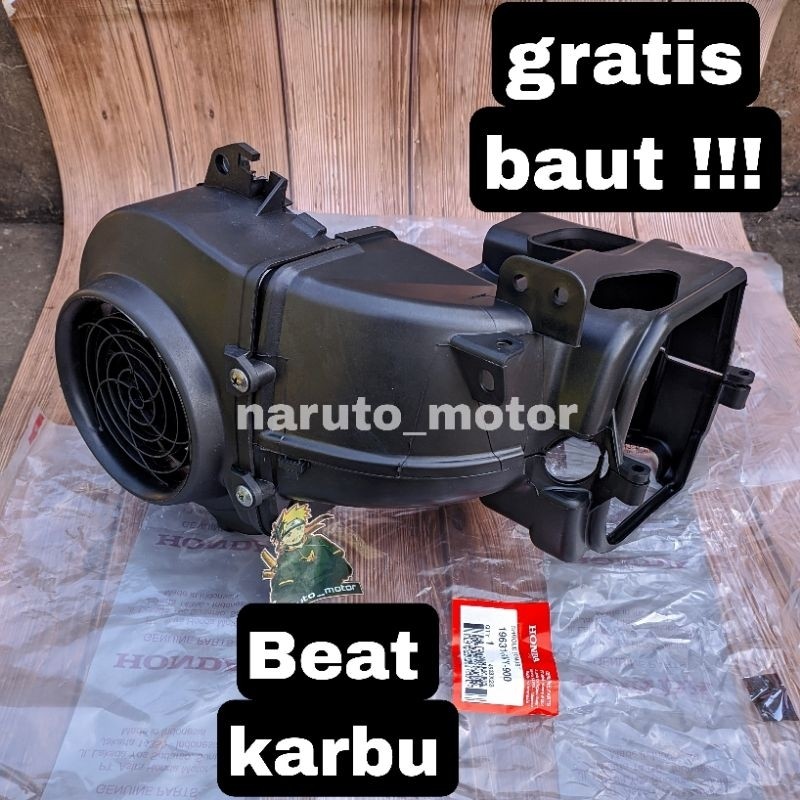 PROMO Cover Mesin Beat Karbu Scoopy Karbu Spacy Karbu Shroud Inlet Exhaust Original Kvy