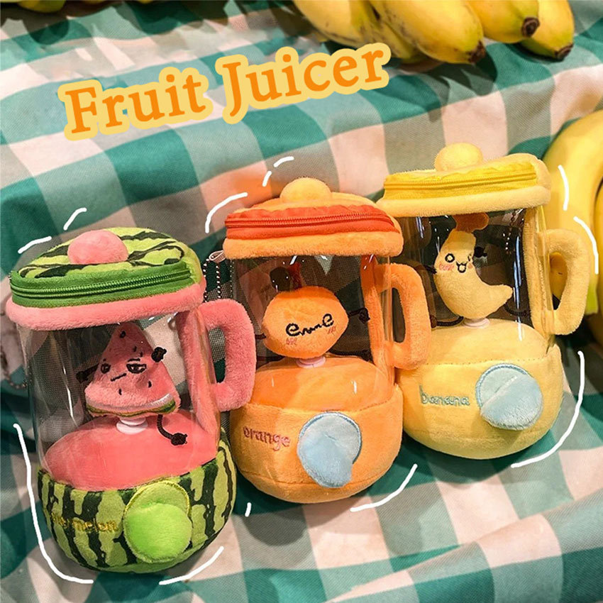 Gantungan Tas Blender Buah 3 Model – Wortel Semangka Pisang, Plush Imut Lucu
