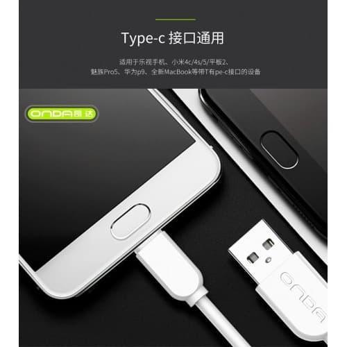 Reseller ONDA AL-50 Kabel Data USB Type C Fast Charging 5A 120cm