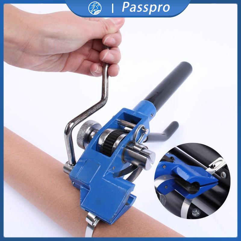 3-25mm Strapping Tensioner Stainless Strap Universal Alat Pengikat Tali Strapping Baja Ratchet Band 