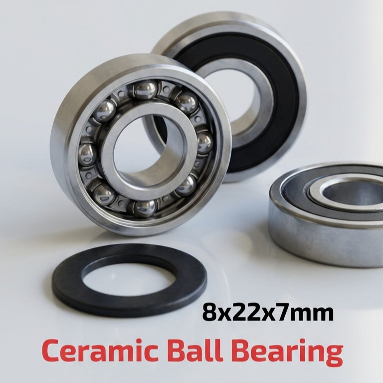 Bearing Laker 608 608C 2RS Hub Freehub Sepeda Bike Hybrid Ceramic 8x22x7 mm