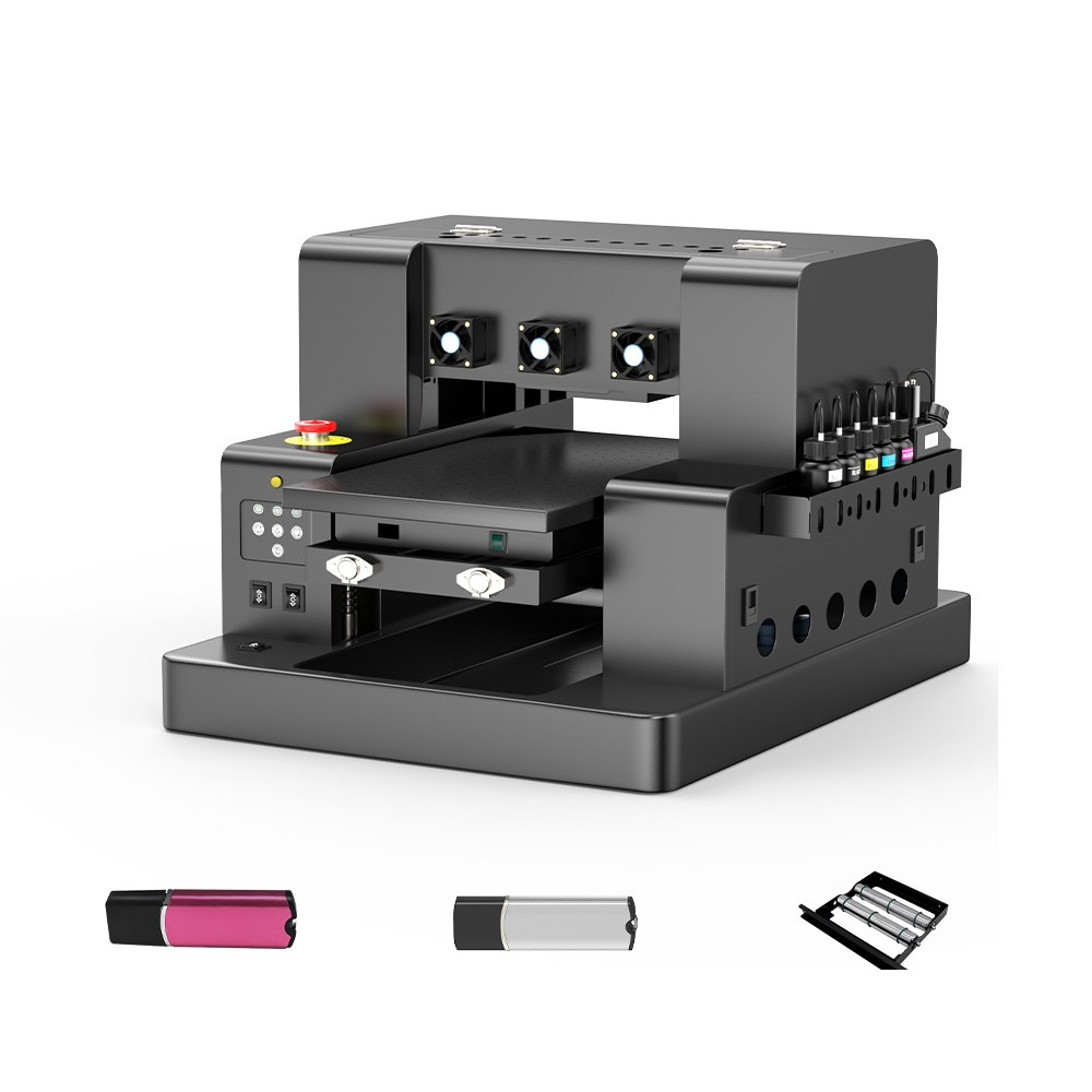 A3 UV Printer XP600 UV Flatbed Printing Machine A3 UV DTF Printer For Pen Bottle Wood UV Flatbed Pri