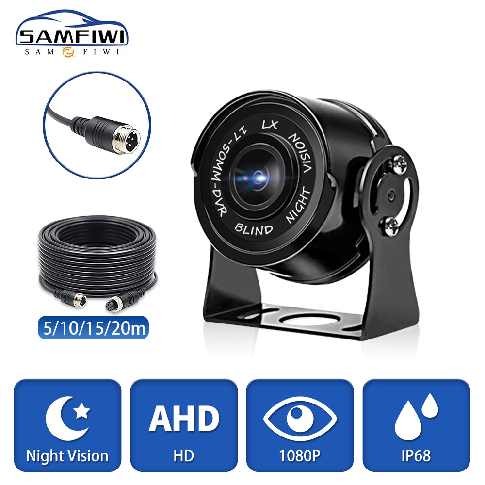 Kamera Mundur AHD 1080P Sudut Lebar dengan Kamera Penglihatan Malam Starlight untuk Pemantauan Parki