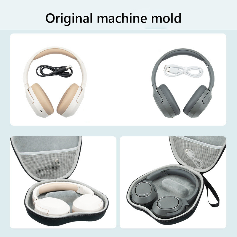 Handheld Carrying Bags Shockproof Breathable Waterproof Earphone Accessories Box With Hand Rope Head