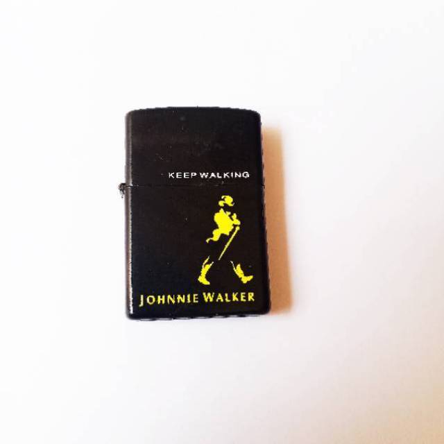 BEST SELLER PROMO KOREK SUMBU BLACK MOTIF JOHNNIE WALKER , MANCIS PEMANTIK LIGHTER MURAH BISA COD